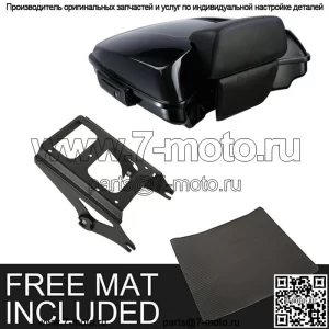 Крепление на багажник Black Razor Pack подходит для Harley Tour Pak Road Street Glide 09-13 (Для: Harley-Davidson)