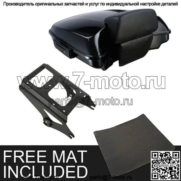 Крепление на багажник Black Razor Pack подходит для Harley Tour Pak Road Street Glide 09-13 (Для: Harley-Davidson)