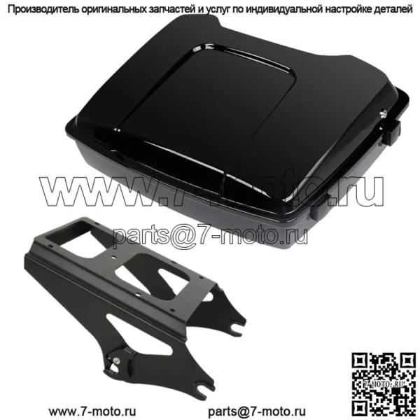Багажник Black Razor Pack с двумя креплениями для Harley Tour Pak Road King 09-13 (для: Harley-Davidson)