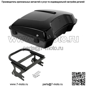 Багажник Black Razor Pack с монтажной стойкой подходит для Harley Tour Pak Road King 97-08 (для: Harley-Davidson)