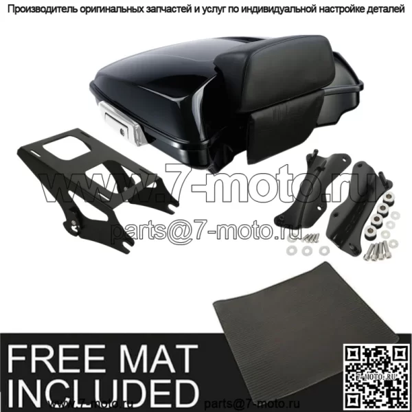 Крепление спинки багажника Black Razor и док-станция подходят для Harley Tour Pak Touring 14-23 (для: Harley-Davidson)