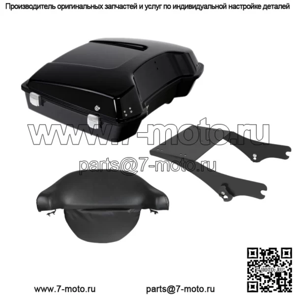 Монтажная стойка на багажнике Black Razor, подходящая для Harley Tour Pak Road King 1997-2008 (Для: Harley-Davidson)