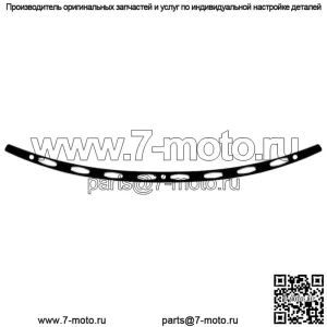 Овальная накладка на лобовое стекло Memphis Shades для Harley Touring