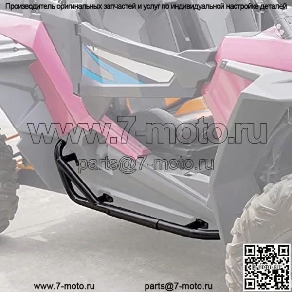 Слайдеры Nerf Bars для RZR XP 1000 14-23, комбинированная защитная рамка бокового бампера. Боковые пороги Nerf Bars для Polaris RZR S 1000 XP 1000 Turbo 900 Trail S 900 2014-2023. Аксессуары - 2-местный автомобиль.