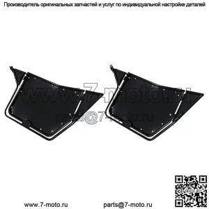 Черные металлические двери для Polaris RZR 800/S 800/XP 900/570 2008-2014 гг., 2 модели дверей, 2 пары аксессуаров