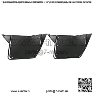 металлических двери для Polaris RZR 800 2008-2014 гг. | С 800 | РЗР 570 | XP 900, UTV Двухступенчатая откидная защелка автомобильного типа, 2 модели дверей, 1 пара (черного цвета)