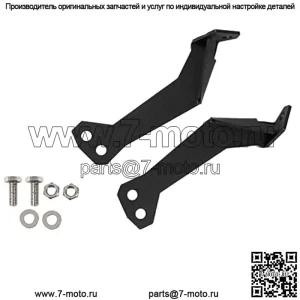 Монтажные кронштейны световой балки, совместимые с Polaris RZR XP 900 и 1000 2014–2022 годов выпуска под передней стойкой крыши, 32-дюймовый прямой/изогнутый кронштейн для крепления светодиодной световой балки, черный