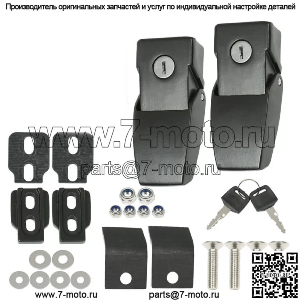 Комплект защелок замка капота для Jeep Wrangler JK JKU JL JLU JT 2007-2023 гг.
