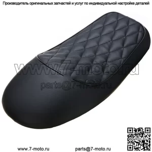 Подушка сиденья мотоцикла CG125 длиной 53 см, модифицированная в стиле ретро, сумка для сиденья в стиле ретро с пряжкой