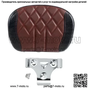 Черная коричневая пассажирская спинка Sissy Bar подходит для Harley Touring Road King Glide (для: Harley-Davidson)