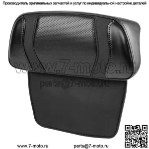 Черная накладка на спинку с рубленой бритвой, подходит для Harley Tour Pak Touring Glide 2014-2023