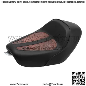Черное сиденье для водителя кофе, подходящее для Harley Sportster Iron XL883 1200 2010-2022 (Для: Harley-Davidson)