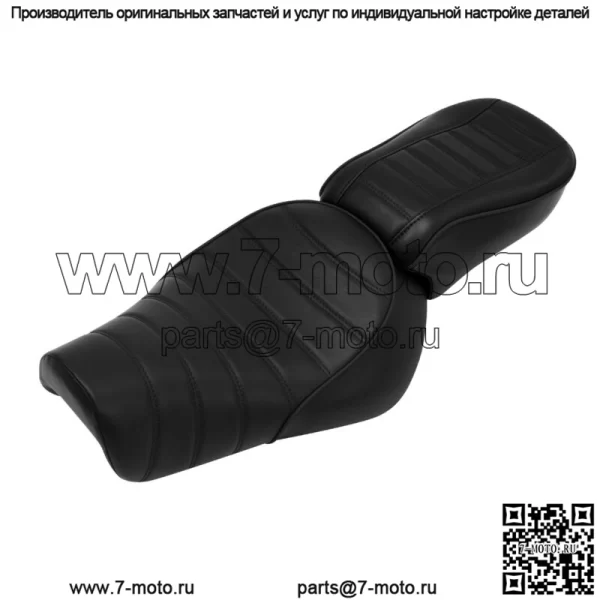 Черное сиденье водителя и пассажира подходит для Harley Iron 883 XL883N 2016-2023 22 21 20 (для: Harley-Davidson)