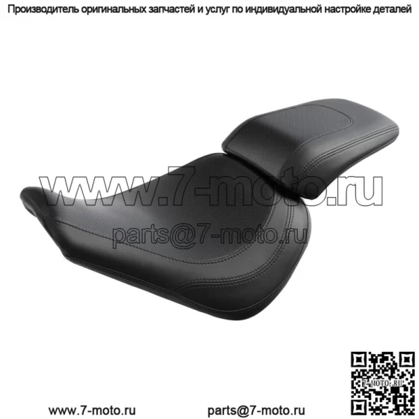 Черное водительское пассажирское сиденье, подходящее для Harley Fat Boy FLFB FLFBS 2018-2023 21 20 19 (Для: Harley-Davidson)