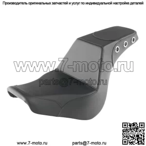 Черное сиденье водителя и пассажира, подходящее для Harley Softail Standard FXST FXBB 2018-2023 (для: Harley-Davidson)
