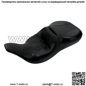 Черное водительское пассажирское сиденье, подходящее для Harley Touring Electra Glide FLHT 1997-2007 (Для: Harley-Davidson)
