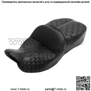 Черное гелевое сиденье водителя и пассажира, подходящее для Harley Touring Road Glide 09-23 22 (для: Harley-Davidson)