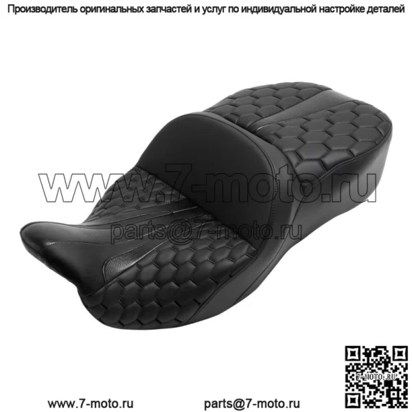 Черное гелевое сиденье водителя и пассажира, подходящее для Harley Touring Road Glide 09-23 22 (для: Harley-Davidson)