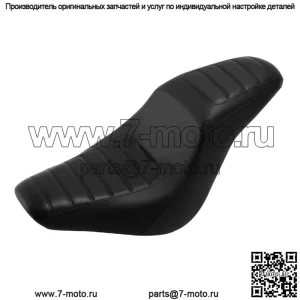 Черное сиденье водителя и пассажира, подходящее для Harley Softail Low Rider FXLR 18-23 19 (для: Harley-Davidson)