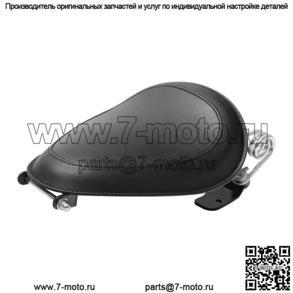Черное переднее сиденье водителя, подходящее для Harley Dyna Wide Glide Fat Bob 2007-2017 (Для: Harley-Davidson)