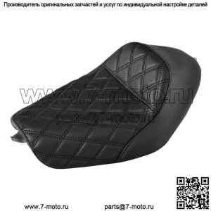 Черное переднее сиденье водителя-райдера Solo, подходящее для Harley Sportster XL883 1200 2010-2023 (для: Harley-Davidson)