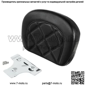 Черная пассажирская спинка Sissy Bar подходит для Harley Touring CVO Road Street Glide