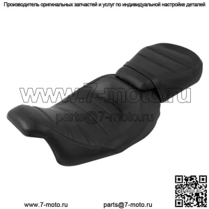 Черное пассажирское сиденье из искусственной кожи, подходящее для Harley CVO Electra Glide 09-23 22 (для: Harley-Davidson)