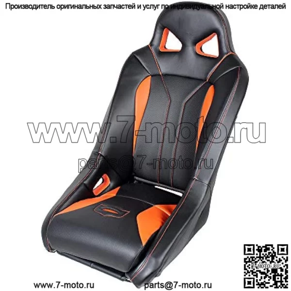 RZR Seats G2 Rear 2008-2020 Polaris RZR 1000 900 S XP 4 Turbo Orange, Turbo Orange (P141S190OR)
