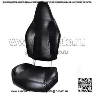 Комплект чехлов на сиденья, совместимый с Polaris RZR 570 800 900 2008 г. + черный