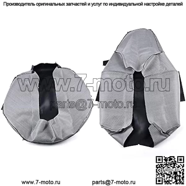 Комплект чехлов на сиденья, совместимый с Polaris RZR 570 800 900 2008 г. + черный - Image 3