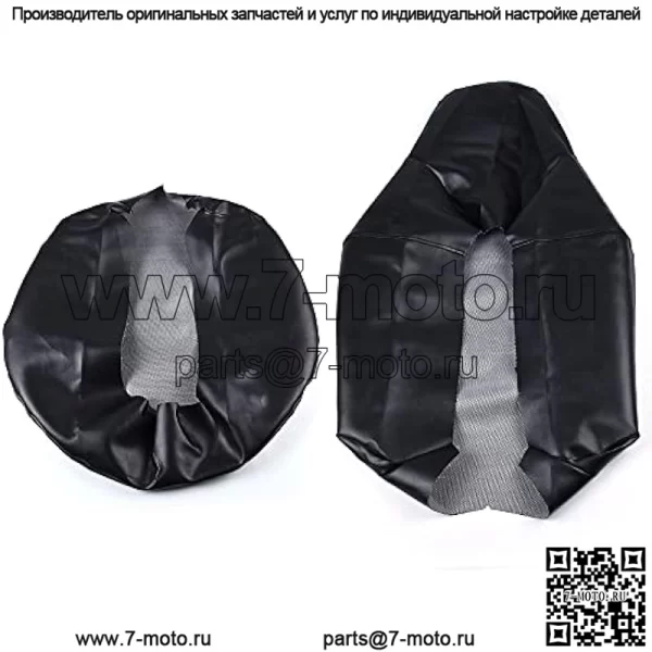Комплект чехлов на сиденья, совместимый с Polaris RZR 570 800 900 2008 г. + черный - Image 4