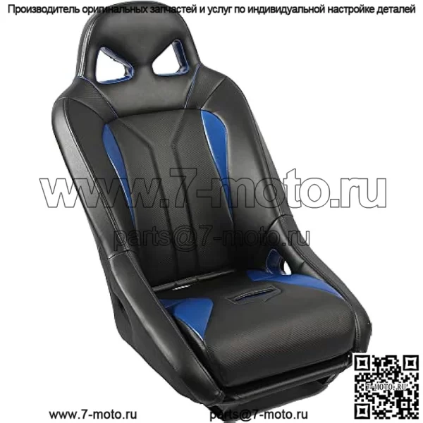 RZR Seats G2 Rear 2008-2020 Polaris RZR 1000 900 S XP 4 Turbo Blue (P141S190BU) - Image 2