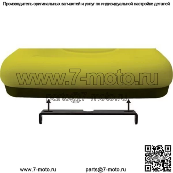 Новое желтое СИДЕНЬЕ С ВЫСОКОЙ СПИНКОЙ и поворотным кронштейном для John Deere X300 X300R X304 - Image 3