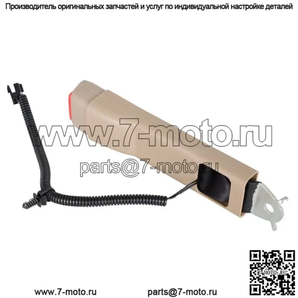 Коричневый конец пряжки ремня безопасности для 2007-2013 GMC Sierra 1500 Chevrolet Silverado 1500 - Image 4