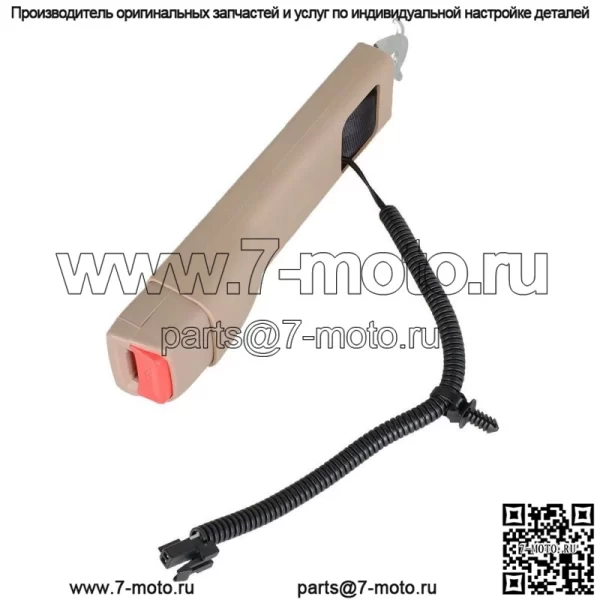 Коричневый конец пряжки ремня безопасности для 2007-2013 GMC Sierra 1500 Chevrolet Silverado 1500 - Image 5