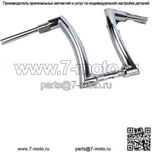 12" подъем 2" руль Ape Hanger для Harley Dyna Fatboy Softail Sportster 72 48