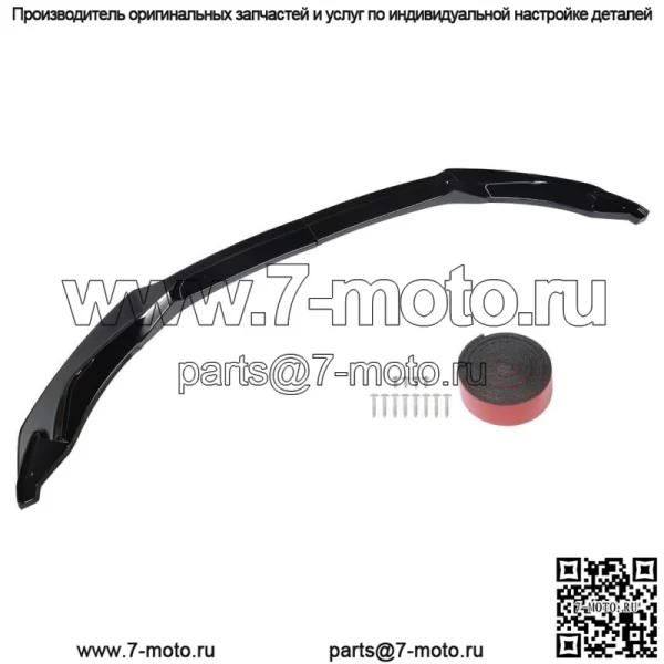Для BMW F80 M3 F82 F83 M4 2015-2019 передний бампер губа сплиттер CS стиль глянец - Image 3