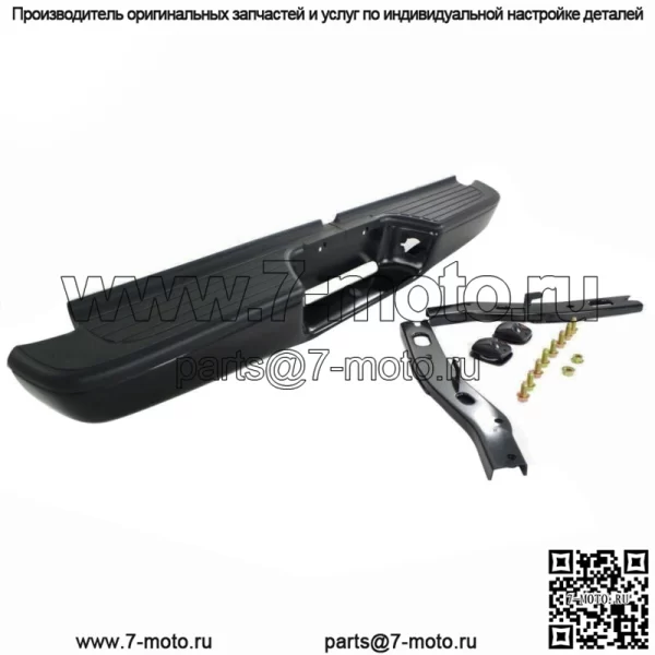 Подходит для 1995-2004 Toyota Tacoma Truck Полный стальной задний бампер для подножки в сборе - Image 3