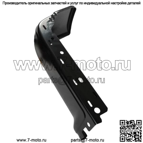 Задний левый бампер для Ford F-150 2009-2014 с отверстиями для датчиков, грунтованный, черный - Image 2