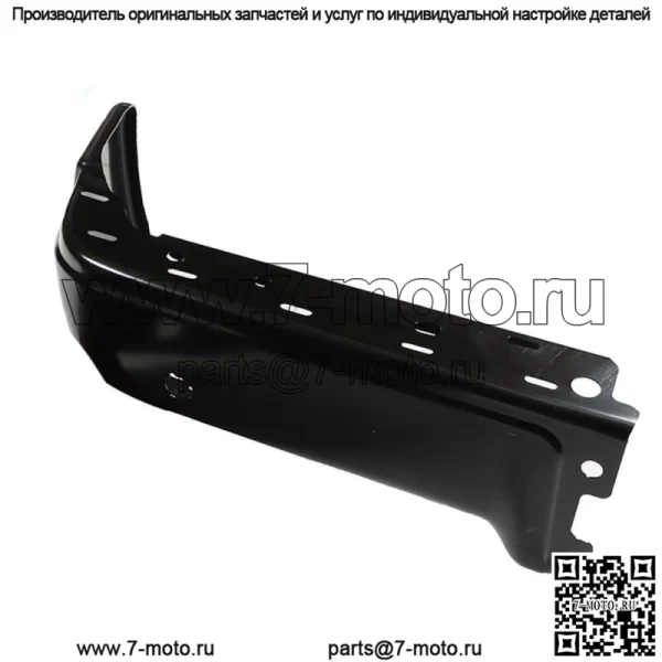 Задний левый бампер для Ford F-150 2009-2014 с отверстиями для датчиков, грунтованный, черный - Image 3