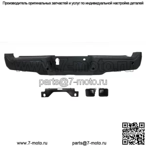 Задний бампер-подножка для Ford F250 F350 Super Duty 2017-2019 гг. с отверстиями для датчиков, черный