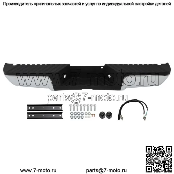 Задний бампер для подножки Ford F-250 F-350 F-450 Super Duty 08-16 без отверстия для датчика - Image 2