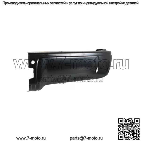 Стальной задний бампер для Ford F-150 2009-2014 гг., правый, с грунтовкой Park, черный