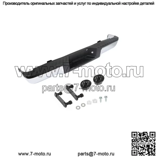 Задний бампер для подножки в сборе для Ford F150 2009-14 годов, полностью хромированная сталь FO1103160