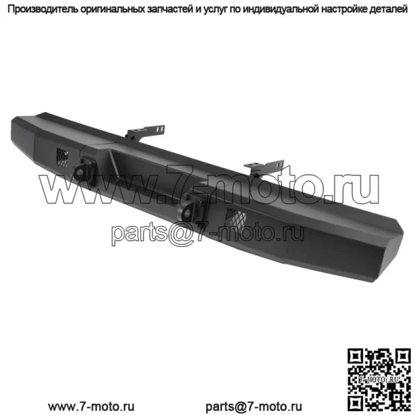 Задний бампер стальной с отверстиями для фар для Polaris Ranger 1000 /XP 1000 2018-2024 Новый (для: Polaris)