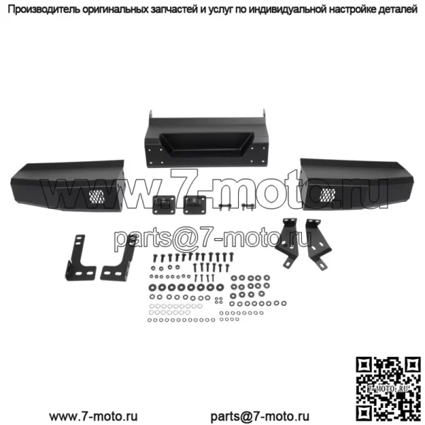 Задний бампер стальной с отверстиями для фар для Polaris Ranger 1000 /XP 1000 2018-2024 Новый (для: Polaris) - Image 2