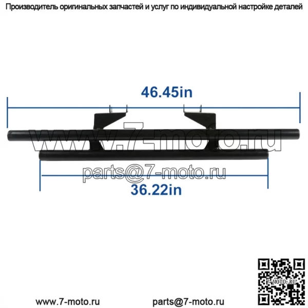 Задний бампер черный для 2016-2022 Polaris General 1000 2016-2022 4 1000 XP 1000 (для: Polaris) - Image 2