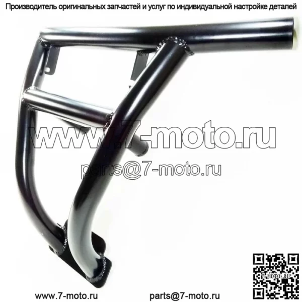 Бампер передний стальной черный с дефектами Polaris RZR XP1000 XP4 RS1 Turbo 2019+