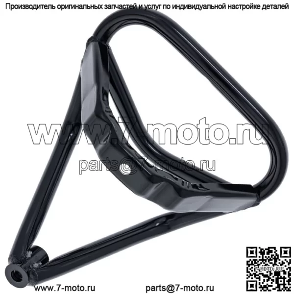 Polaris 0452618-067 Глянцевый черный передний бампер 2007-2021 Phoenix 200 ATV (для: Polaris) - Image 2