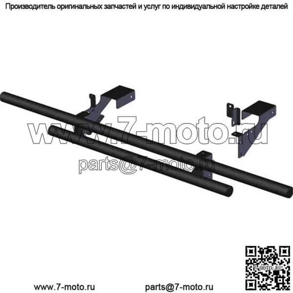 Двойной трубчатый задний бампер для Polaris Ranger 500 4x4 05-10 (для: Polaris)
